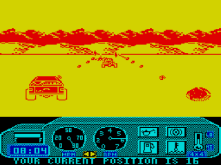 4x4 Off-Road Racing screenshot 4 for ZX Spectrum